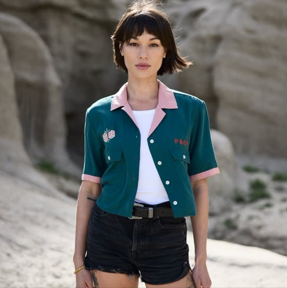 P&Co Cropped Turf Valley Bowling Shirt 12
